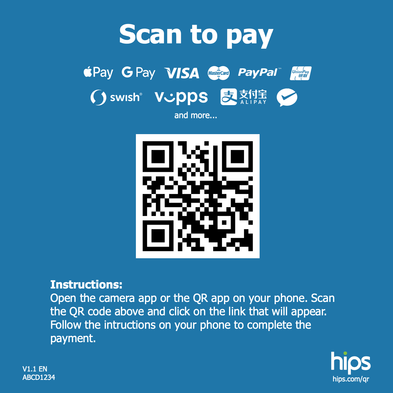 How do I use QR codes to accept payments?