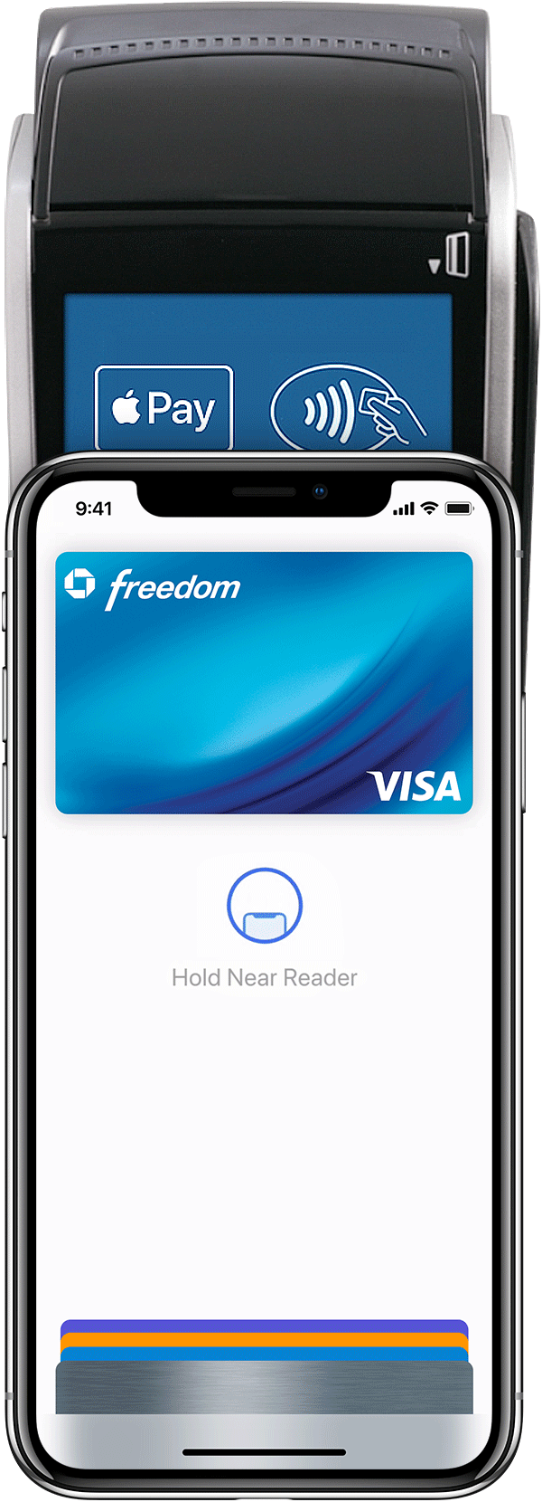 Ios12 iphone x pay with apple pay reader animation
